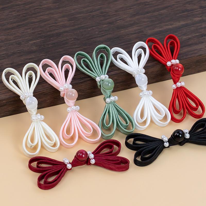 5 Paia Bottoni Cinesi Abito Tang Fatti a Mano Bottoni Cheongsam Chiusure a Nodo Forniture per Cucito