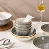 Serene Ink 14-Piece Ceramic Dinnerware Set