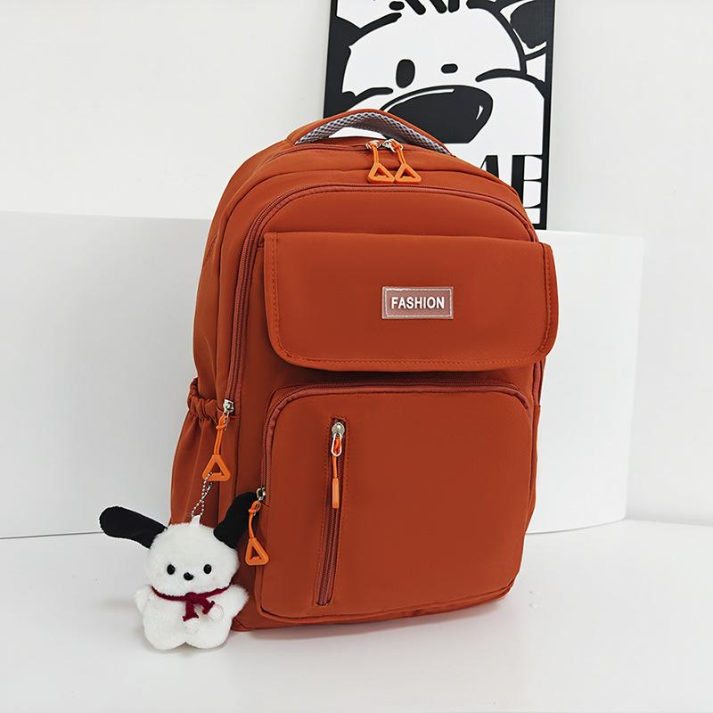 

Модный новый стиль школьный рюкзак для ученика средней школы Женский с высоким внешним видом Простой студенческий рюкзак Мужской молодежный кампусный рюкзак