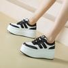 Korean version of casual versatile little white shoes women's spring 2025 new panda color matching platform women's shoes single fashion board shoes
