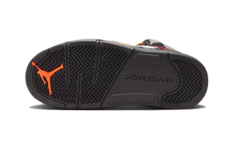 Kids' Sneakers Nike Jordan 5 Retro Plaid (PS) Black/Total Orange/Dark Obsidian