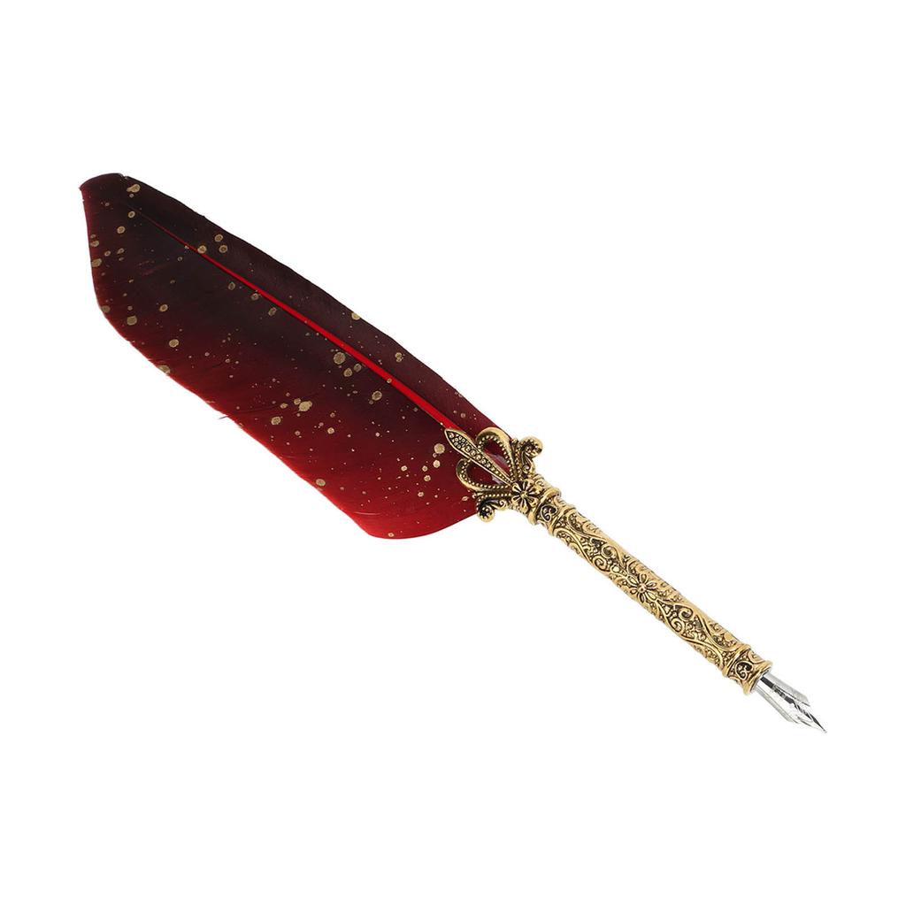 Quill Pen Set Exquisite Retro Smoothing Writing   Pen Caligraphy Pen Kit with Multiple Replacement Nibs