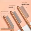 Panda Miu Miu Wooden Pet Comb for Long Hair - Dense Teeth for Detangling & Loose Hair Removal
