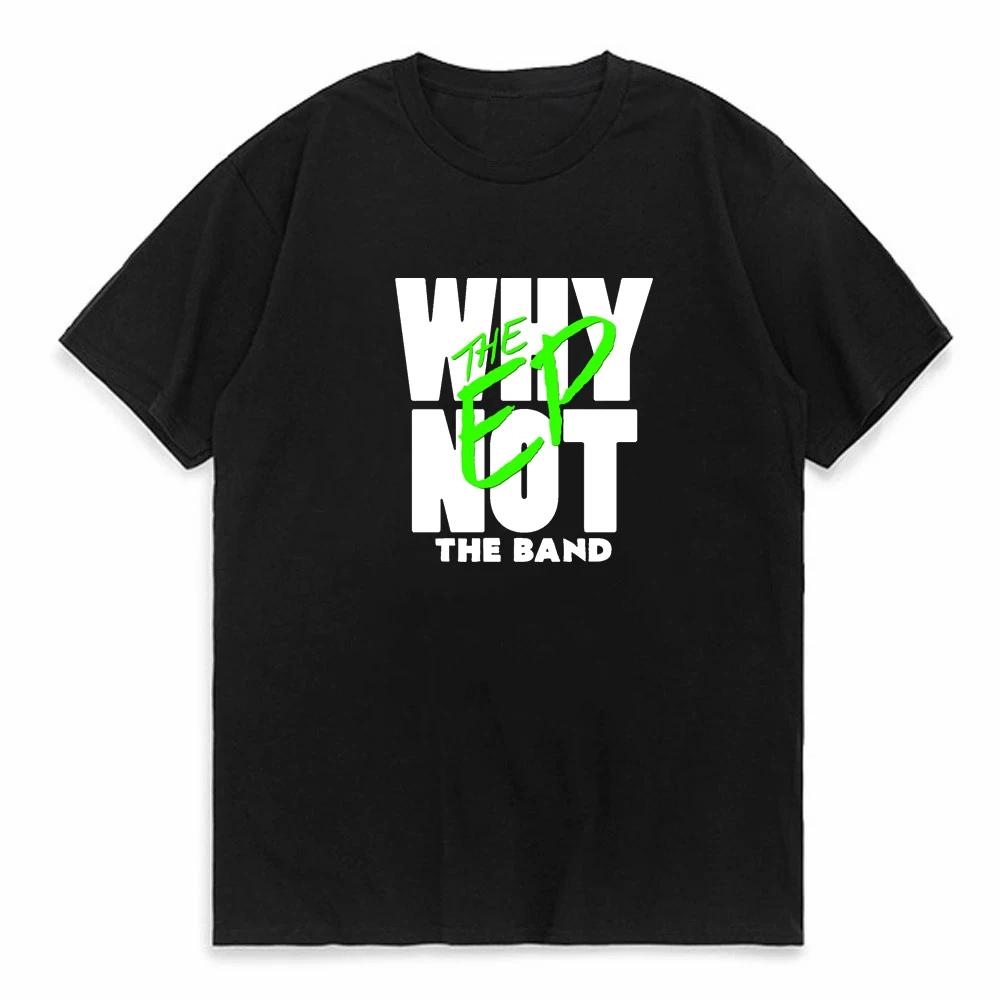 Harajuku Why Not Summer Print T Shirt For Unisex Unisex White Tees Tops Female Lady Clothing Short Sleeve Fashion Tshirts