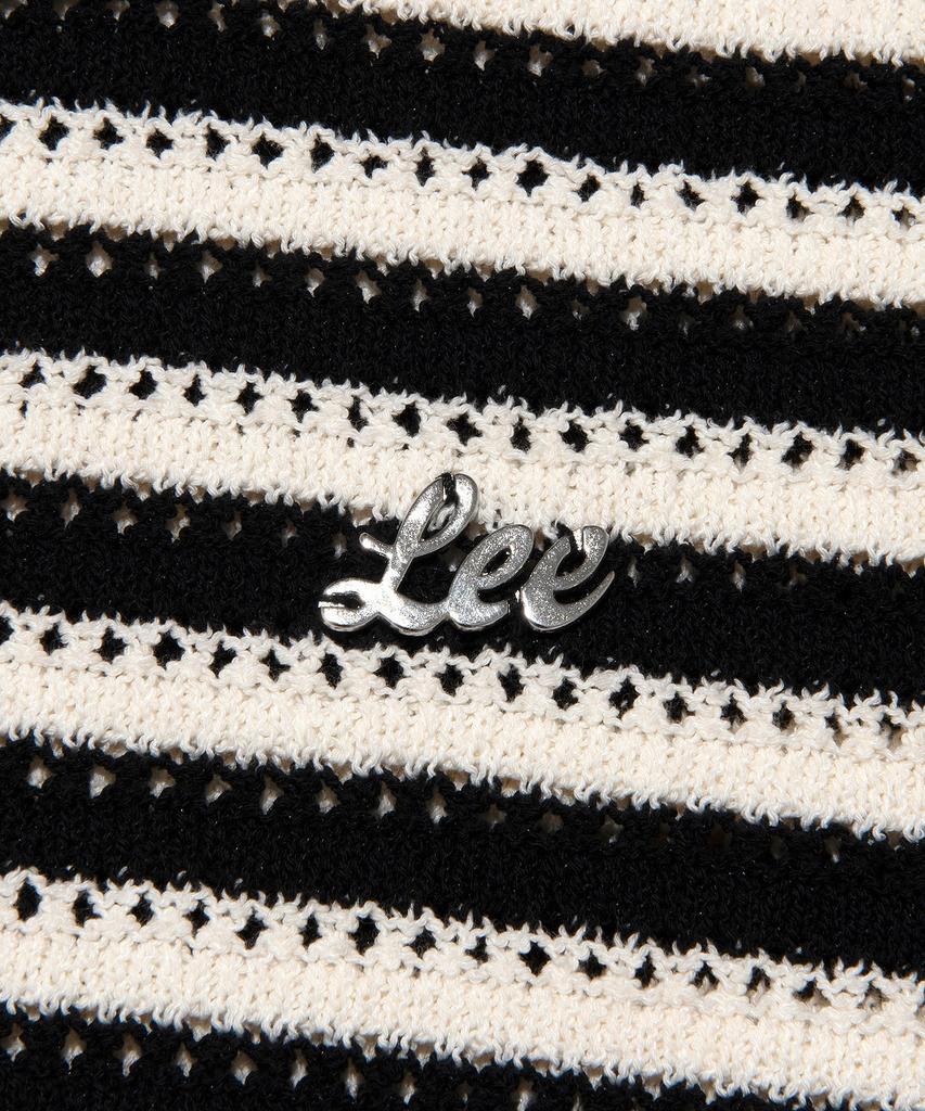 LEE Women'S Scaly Stripe Knit Black