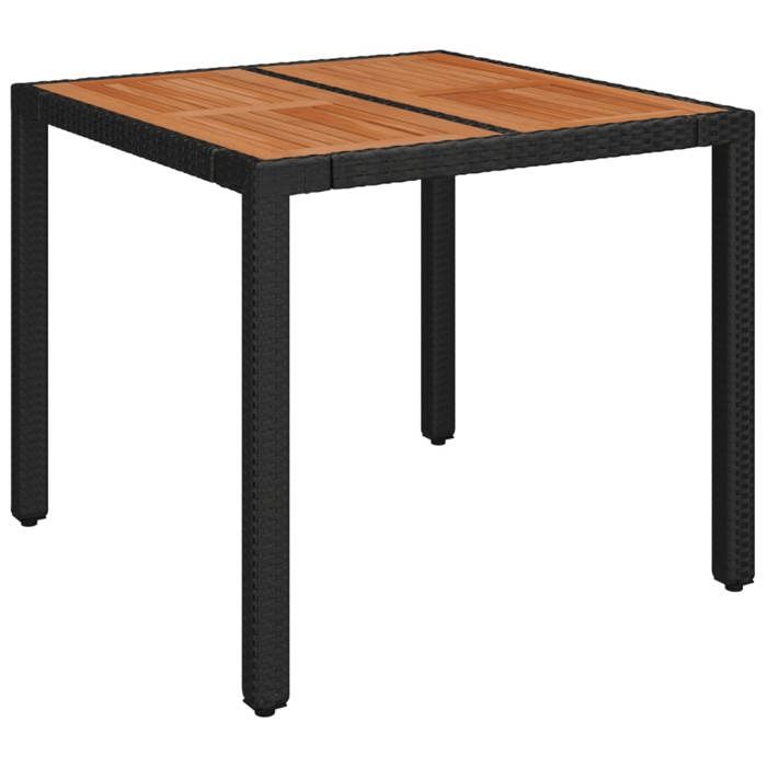 VidaXL Ensemble à Manger de Jardin avec Coussins 5 pcs, Table et Chaises avec Dossier Réglable, Meubles d'Extérieur Patio 3212222