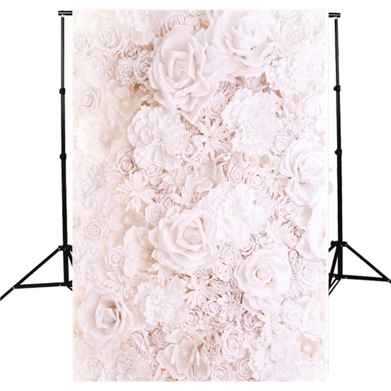 5x7ft Vinyl Baby Flower Wall Backdrop Photography Background Studio Photo Props 