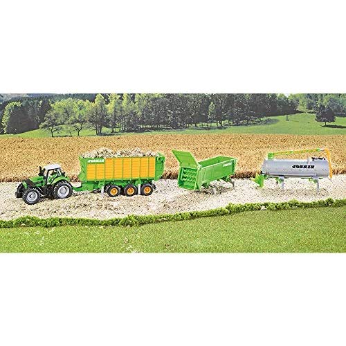 BorneLund SIKU Deutz Tractor & JOSKIN Trailer Set 1/87 Scale SK1848