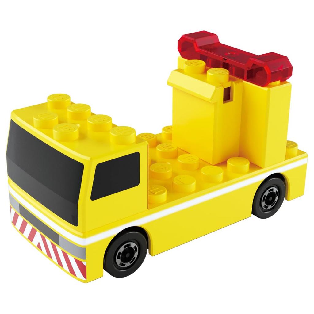 TAKARA TOMY Tomica Plarail Block Construction Site Set, Toy for Ages 3 and Up