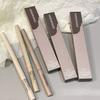 Double-head Eyebrow Pencil Eyebrow Brush, Eyebrow Dye Cream, Natural Wild Eyebrow Three-dimensional Eyebrow Pencil
