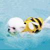 Hund Schwimmweste Welpe Sommerkleidung Schwimmweste Halsband Geschirr Haustier Schwimmen Outdoor Strand Badebekleidung Kleidung Biene Haustierkleidung