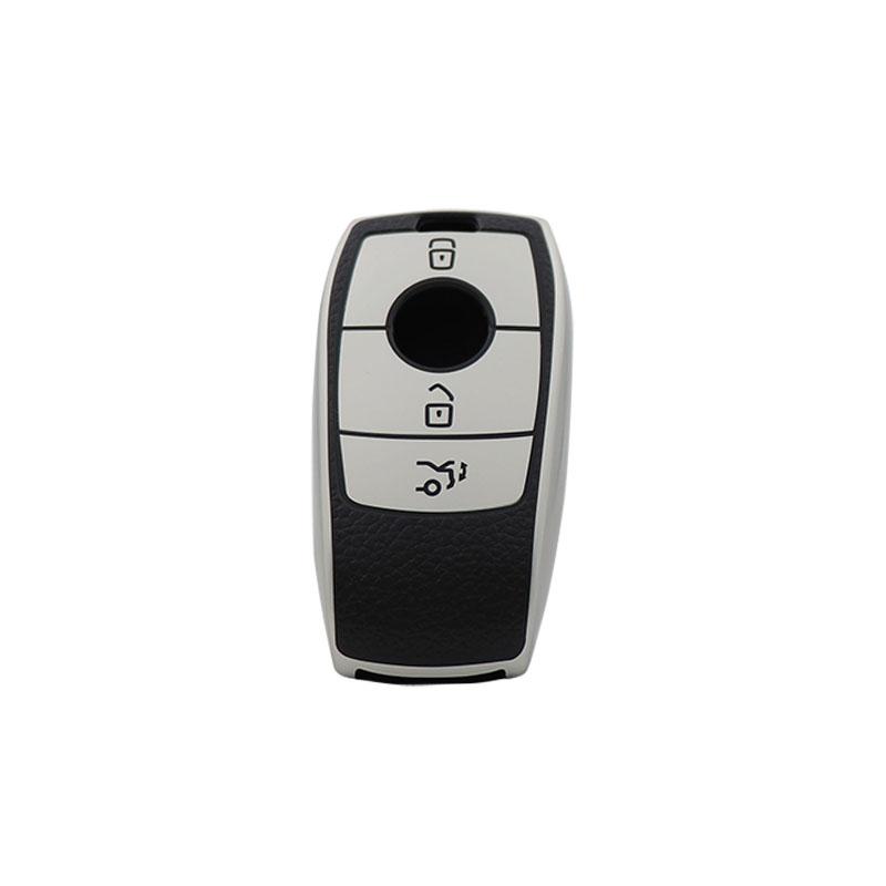 TPU Leather Car Remote Key Cover Case Shell Key Fob for A C E S G Class GLC CLE CLA W177 W205 W213 W222 X167 AMG Protector Holder