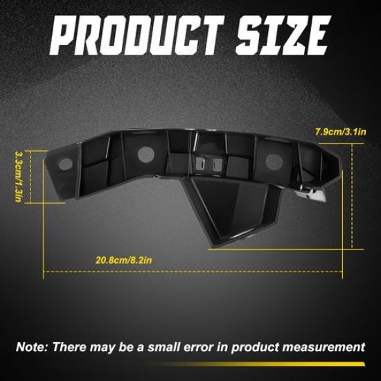 2PCS Front Bracket Bumper Support For - Driver&Passenger VW Atlas Side