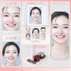 Browgrow Actress Tabletop Mirror with LED Makeup 3 Color Brightness Adjustable Charging Mirror, Mirror, Three-Sided Light, Mirror, Foldable,