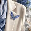 2pcs Exquisite Design Butterfly Brooch Pin Butterfly Corsages Brooch  For Women