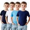180g Pure Cotton Unisex Parent-Child T-Shirt with Printed Logo - Kids' Short Sleeve Tee