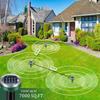 Solar-Maulwurfvertreiber-Stäbe 10er-Pack, Solarbetriebener Tierabweiser für den Garten, Wasserdicht und Große Reichweite