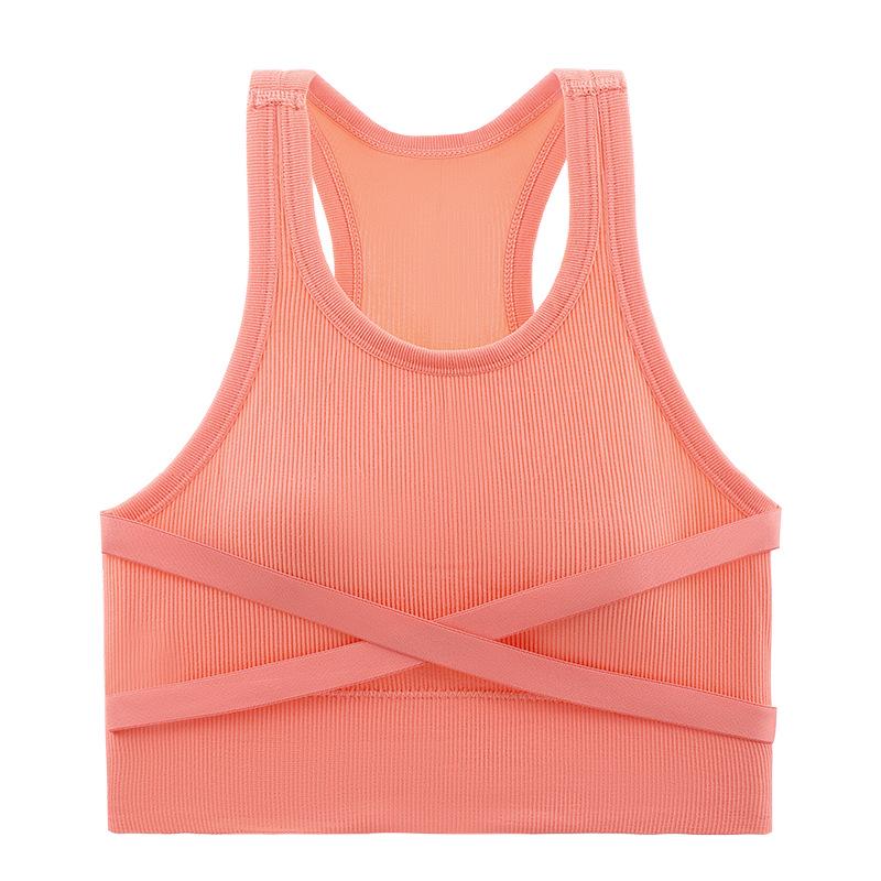 Shockproof Women's Sports Bra: Anti-Shake, Anti-Sag, High-Intensity Yoga, Stylish Vest Design with Support.