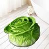 3D Carpet Living Room Bedroom Floral Carpet Easy To Maintain Anti Slip Easy To Clean Foot Mat