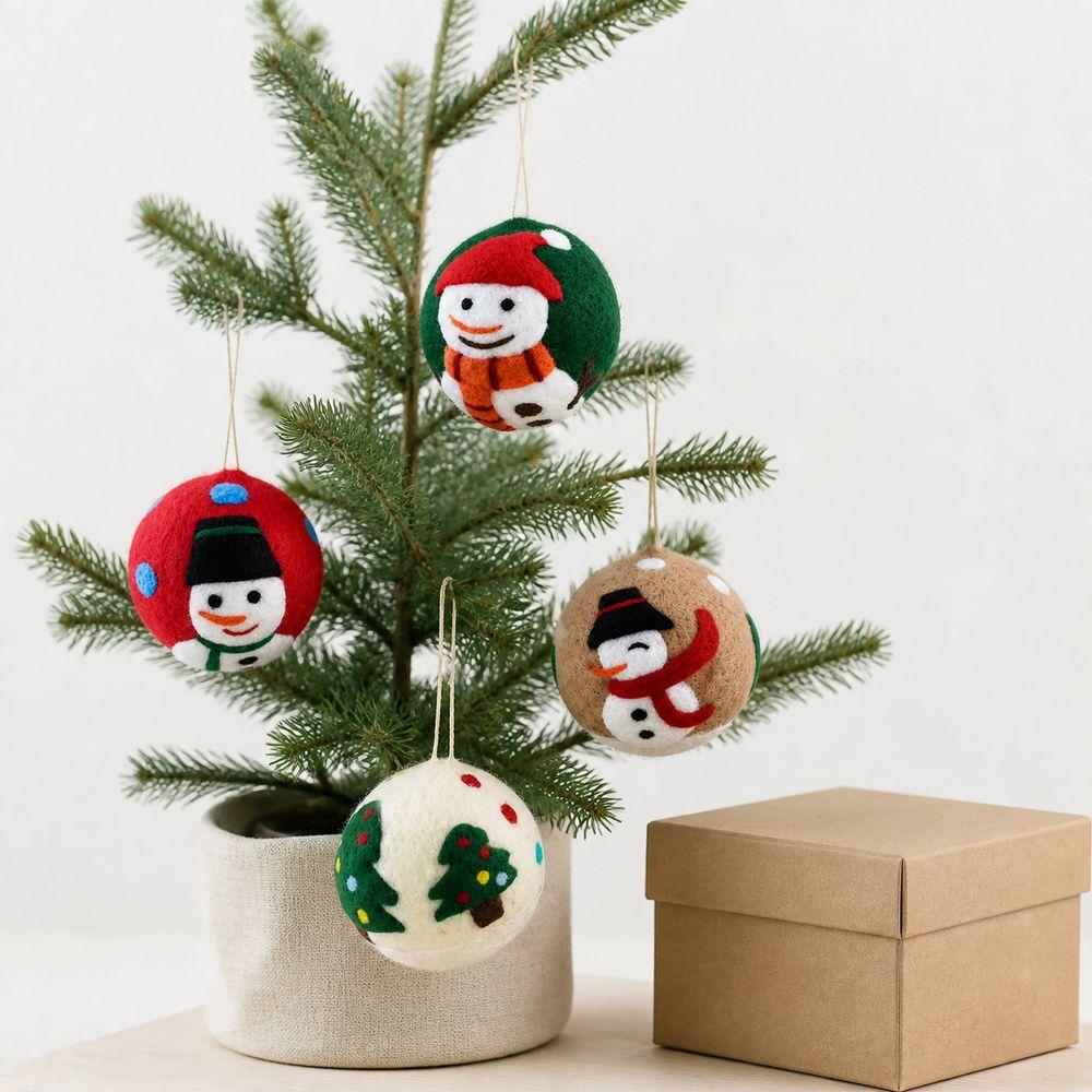 Handmade Felt Ornaments Wool Felt Hanging Ornaments New Christmas Ornaments Christmas Tree Decor