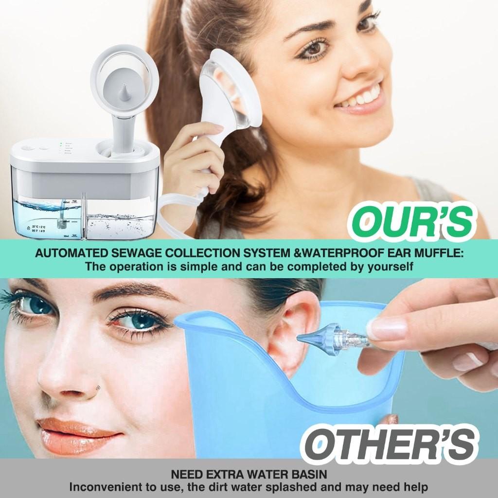 4 Modes Electric Ear Cleaner Adults Children Safety Ear Washer Household Ear Irrigation System Earwax Removal Tool