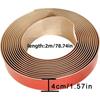1PC 2mX4cm PVC Wood Floor Transition Strip Edge Closing Strip Self-adhesive Seam Stripwood Grain Flat Buckle Dge Pressing