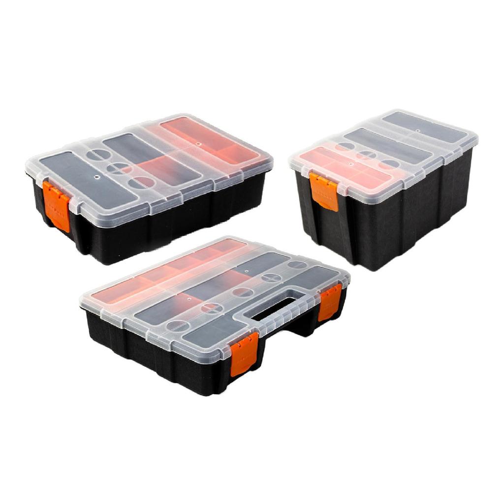 Hardware Box Electronic Components Box Clear Lid Tool Holder for Hardware Bolts