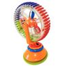 Rotating Ferris Wheel Baby High Chair Stroller Toy with Suction Cup and Pinwheel Rattle
