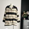 Xin Xing Little Witch Cape Coat for Women - Age-Reducing Gentle Style Wool Outerwear, 2024 Winter