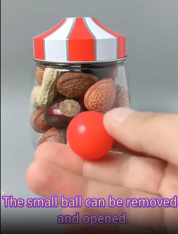 

Контейнер для чая и кофе из прозрачного стекла на тему цирка для офисной кухни, банка для конфет-карусель, подарок для женщин, девушек