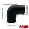 6X 42/60/75/90mm Plastic L-Shaped Air Pipe Elbow Outlet Connector For Webasto Eberspaecher Diesel Parking Car Heater Accessories