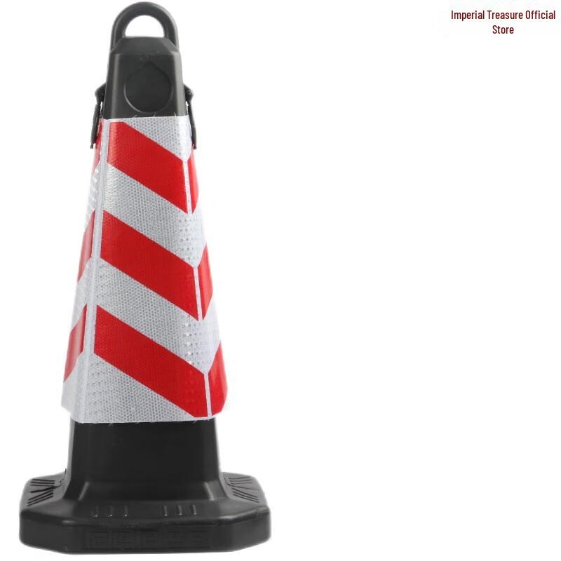 GWHG 70CM Reflective Rubber Traffic Cones, 10-Pack
