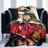 Classic Japanese Animated Flannel Blanket Cartoon YuYu Hakusho Blanket Air Conditioner Quilt Portable Home Travel Office Blanket