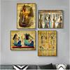 Retro ägyptische Landschaft Wandbild für Wohnzimmer religiöse Malerei Leinwand Kunst Poster und Drucke Heimdekoration ohne Rahmen