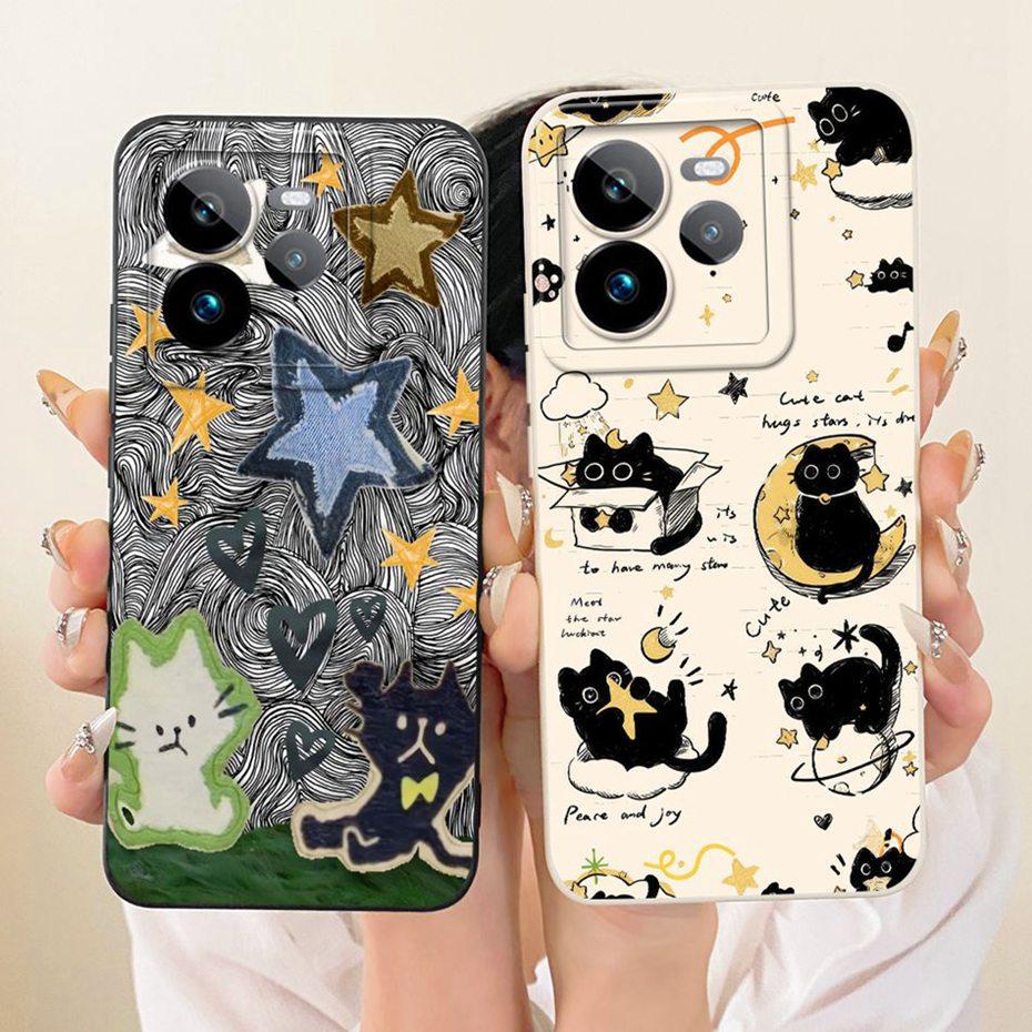 Cute Printed Phone Case For Realme GT 7 Pro Soft Silicone Shockproof Cases For Realme GT7 Pro 7Pro RMX5010 Covers Bumpers