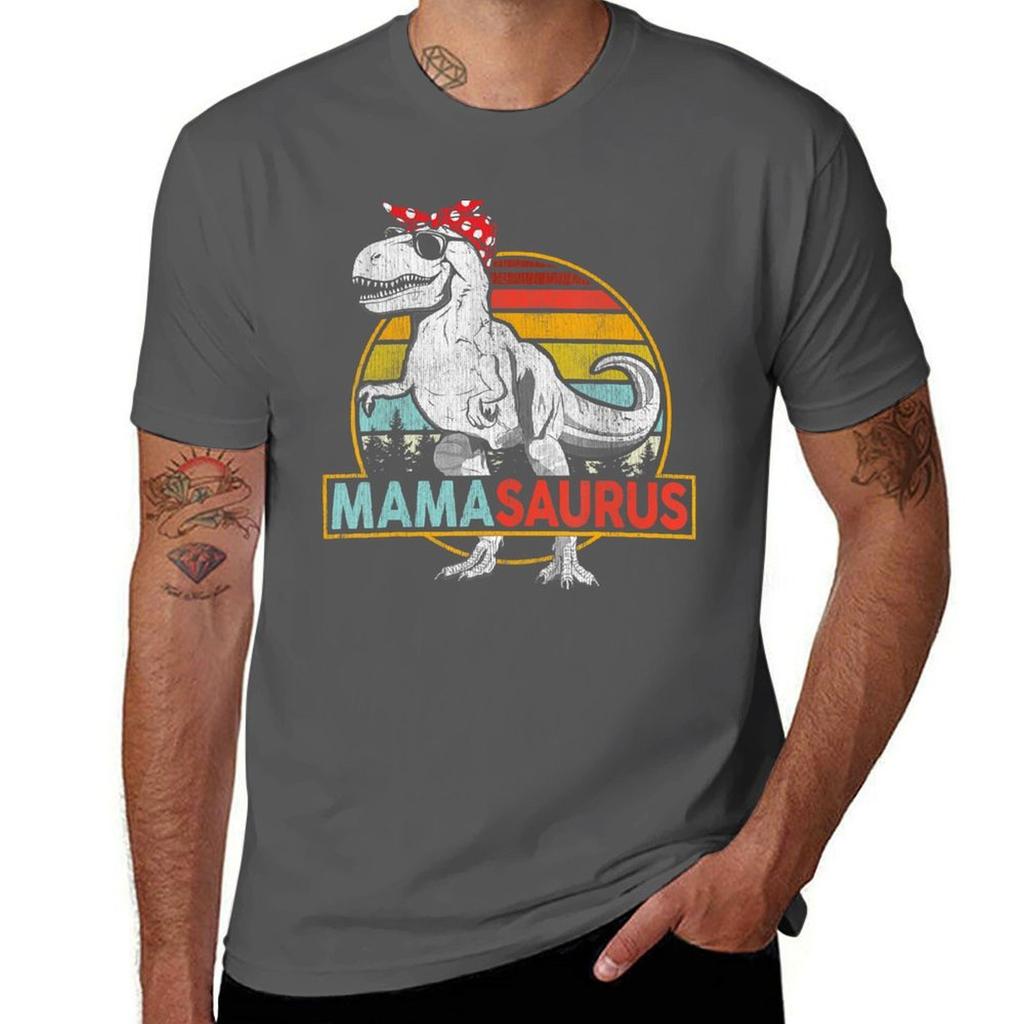 Mothers Day Mom Mamasaurus Dinosaur Mama T Rex Saurus Tshirt T Shirts For Unisex Graphic Funny Tshirt