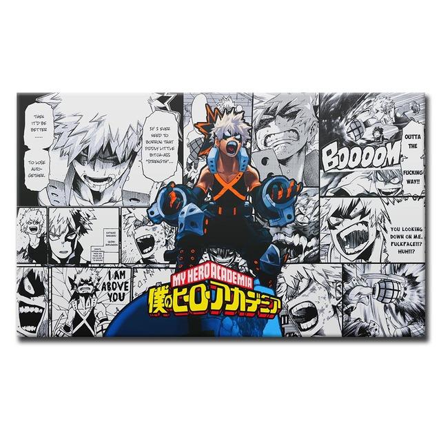 My Heroes Academy Plakáty, Komiks, Nástěnné umění, Olejomalba, Moderní japonská domácí animace