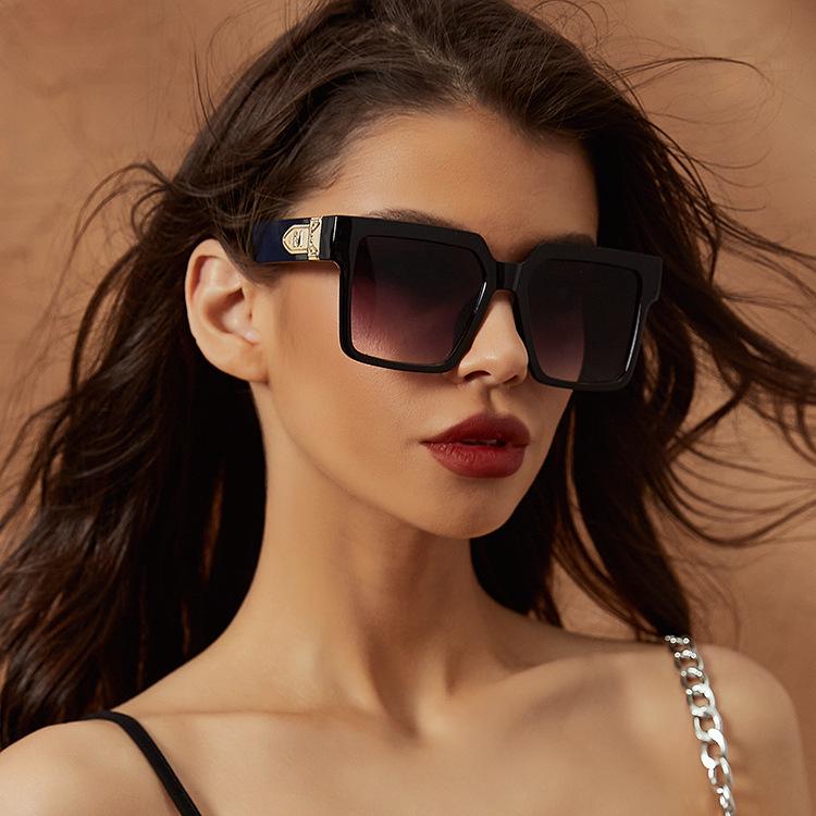 Square Big Frame Sunglasses 2022 - Trendy Hip Hop Club Style