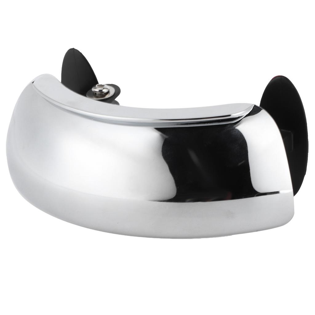 Motorcycle Rearview Mirror 180 Degree Wide Angle Adjustable Wind Screen Mount Blind Spot Eliminating