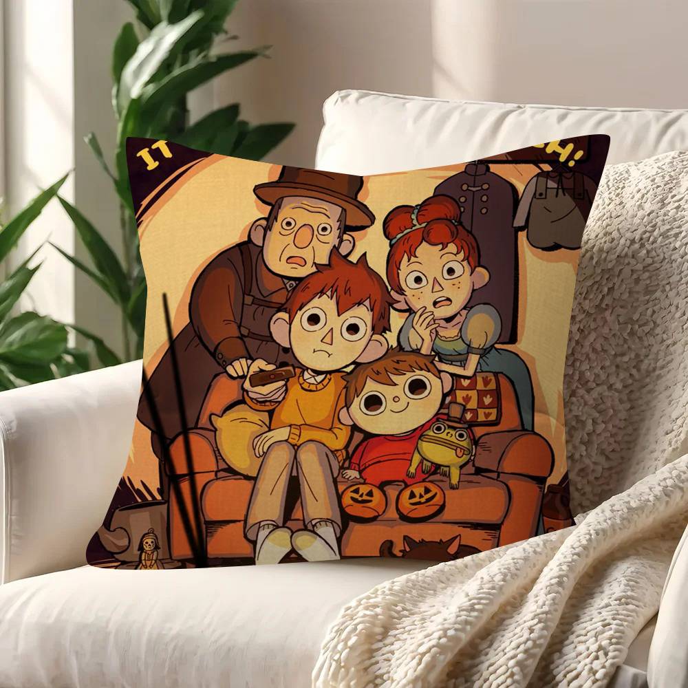 Cartoon O-Over the G-Garden W-Wall  Maple Design Cushion Cover Happy Autumn Harvest decor Holiday Decorati Pillow Cover