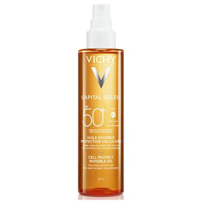 Vichy - Invisible Cellular Protection Oil SPF50+ Capital Soleil - 200 Ml - 