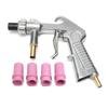 Sandblasting Guns Compressed Air with 4Pcs Ceramic Nozzles Sand Blasting Guns Accessories for Sandblasting Device