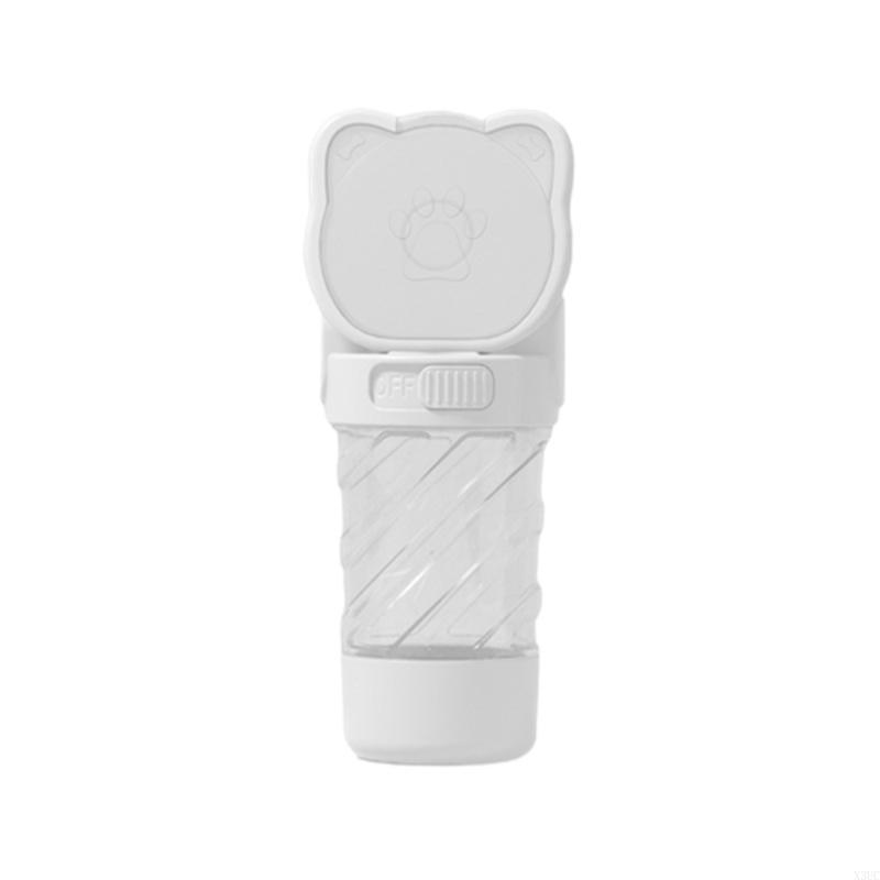 

Dog Water Bottle Travel Portable Pet Drinking Cup with Feeding Function for Pets Outdoor Walking Traveling Hiking X3UC білий