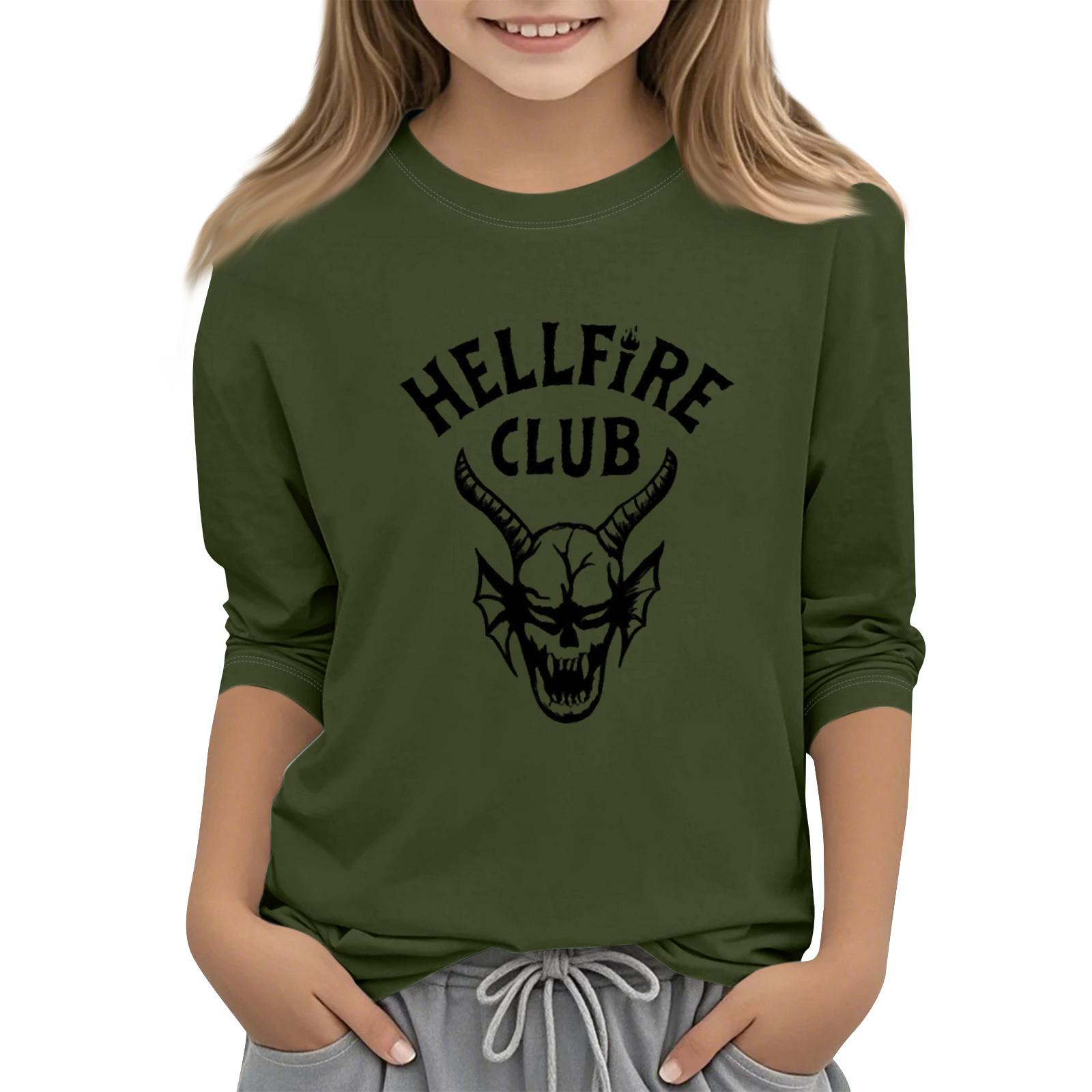 

Children s Fashion Three-Quarter Sleeve Round Neck Printed Casual T-Shirt Top 110