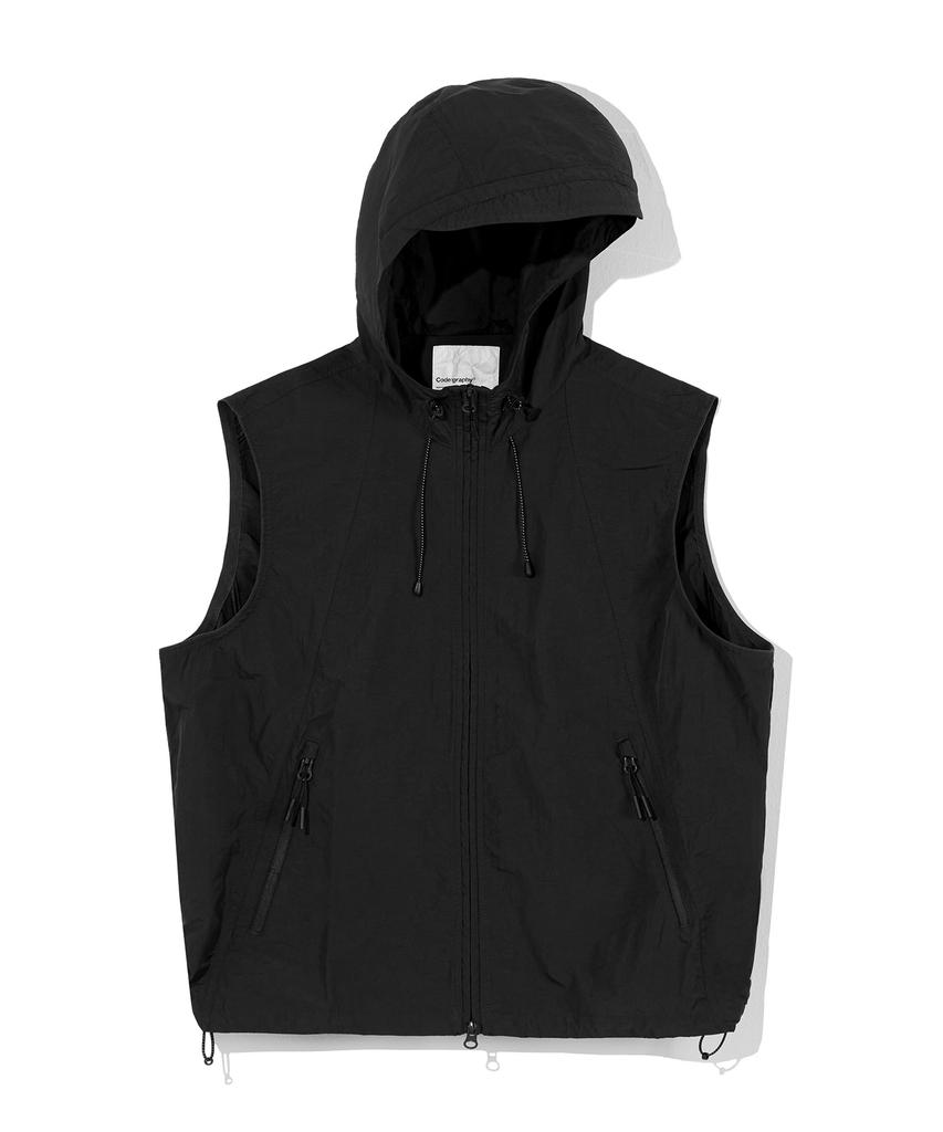 Cgp Utility Nylon Hooded Vest_2 Colors