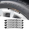 4Pcs Car Wheel Badge Sticker Emblem Decoration for  Mercedes Benz W124 W205 W211 W203 W204 W168 CLA CLK CLS GLA GLC C180