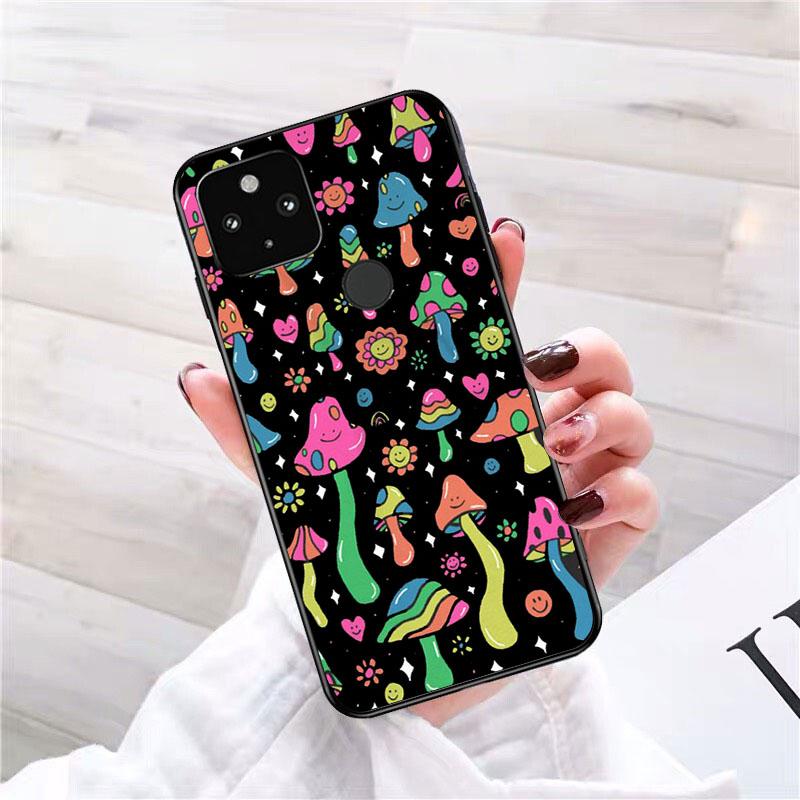 

Rainbow Mushrooms Phone Case for Google Pixel 10 9 Pro XL 9A 8 7 6 Pro Pixel 8A 7A 6A Pixel 8 7 6 5 Google Pixel 7 Pro