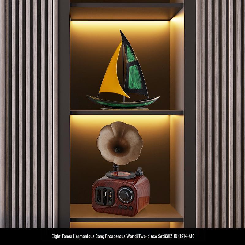 Smooth Sailing Sailboat Model: Luxury Decor for Living Room, TV Stand, or Office Table