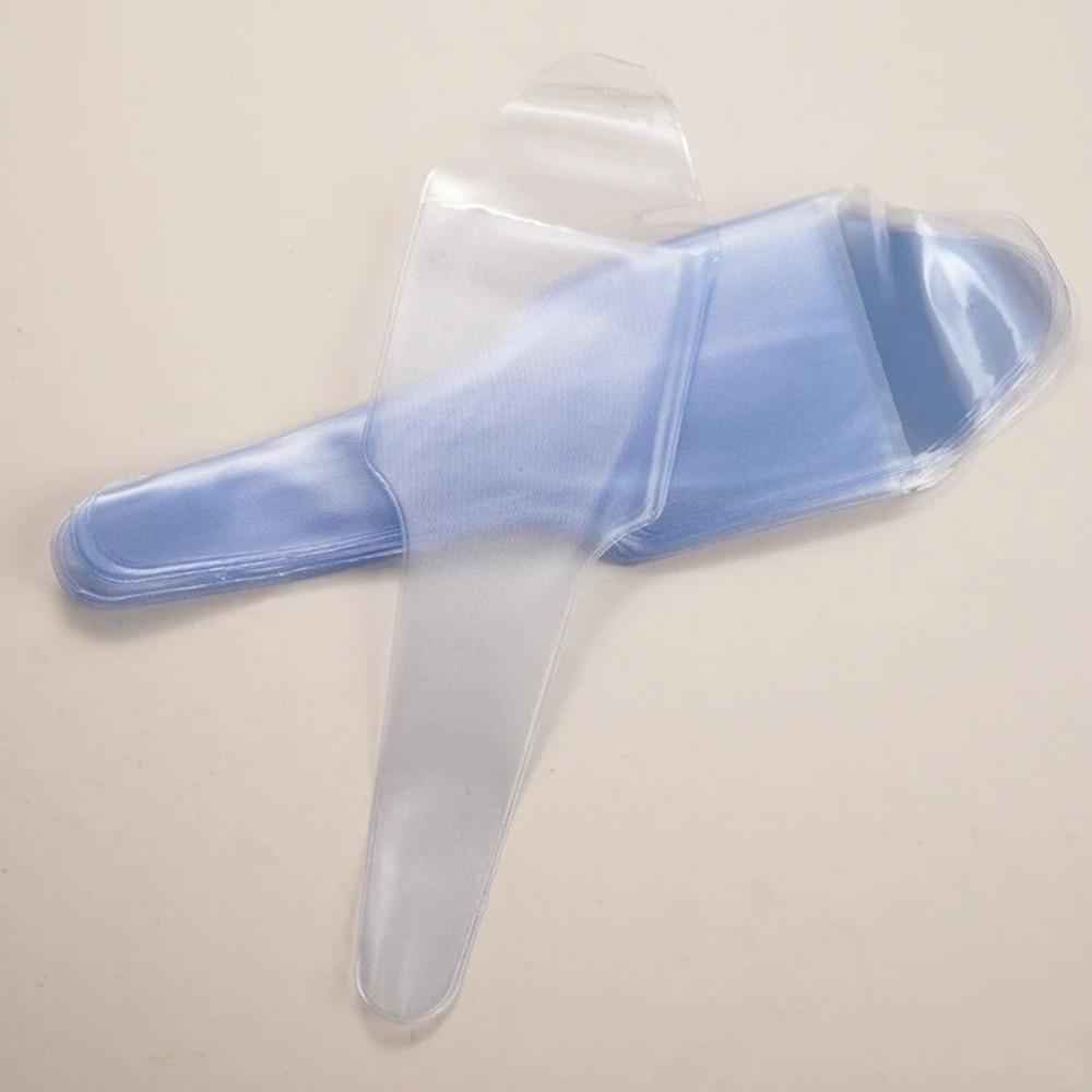 10pcs Single-sided Hair Scissors Sleeves PVC Waterproof Sharpening Tool Protection Disposable Scissors Bag Tool Protection