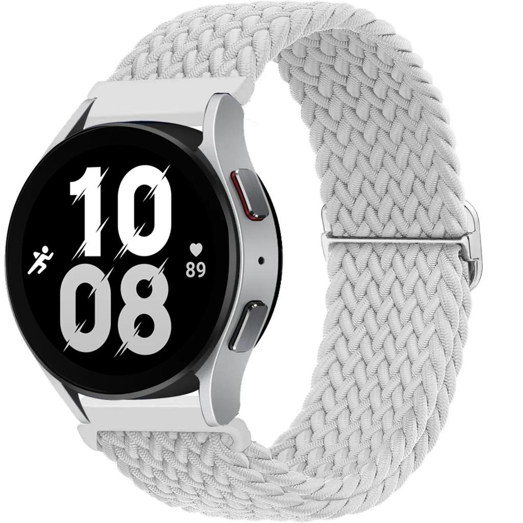 20 22mm Band For Samsung Galaxy Watch 7/6/5 pro/6 Classic/gear s3/active 2 Braided Solo loop bracelet for Huawei GT 2e 3 4 Strap